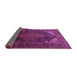 Sideview of Persian Purple Traditional Rug, tr659pur