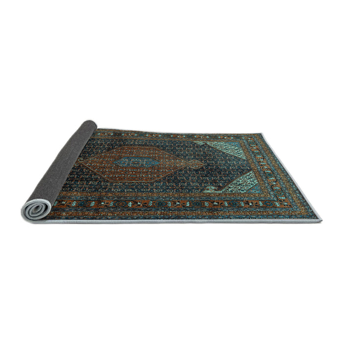 Sideview of Persian Light Blue Traditional Rug, tr659lblu
