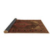 Sideview of Persian Brown Traditional Rug, tr659brn