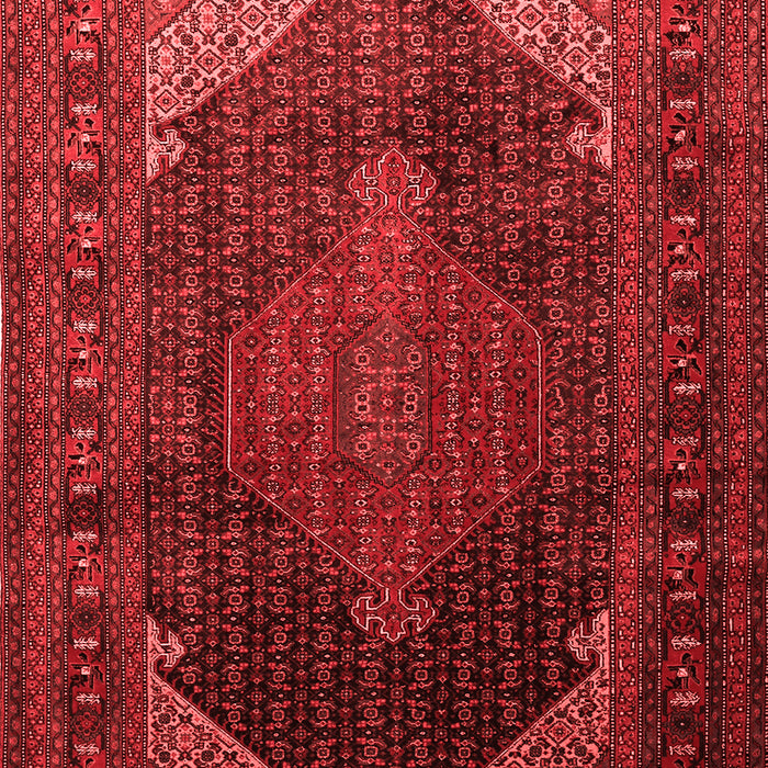 Machine Washable Persian Red Traditional Rug, wshtr659red
