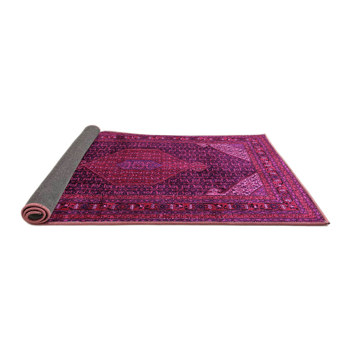 Sideview of Persian Pink Traditional Rug, tr659pnk