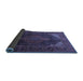 Sideview of Persian Blue Traditional Rug, tr659blu