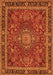 Medallion Orange Traditional Rug, tr65org