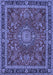 Medallion Blue Traditional Rug, tr65blu