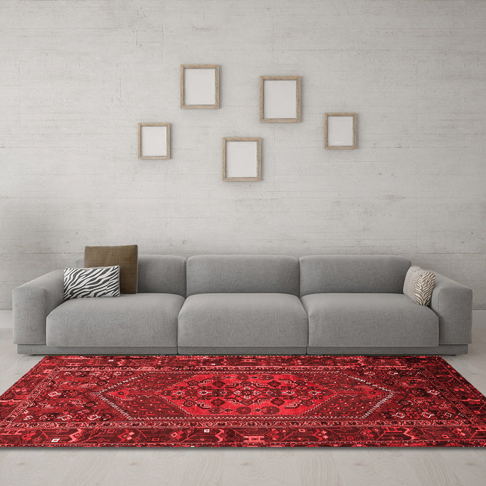 Traditional Red Washable Rugs