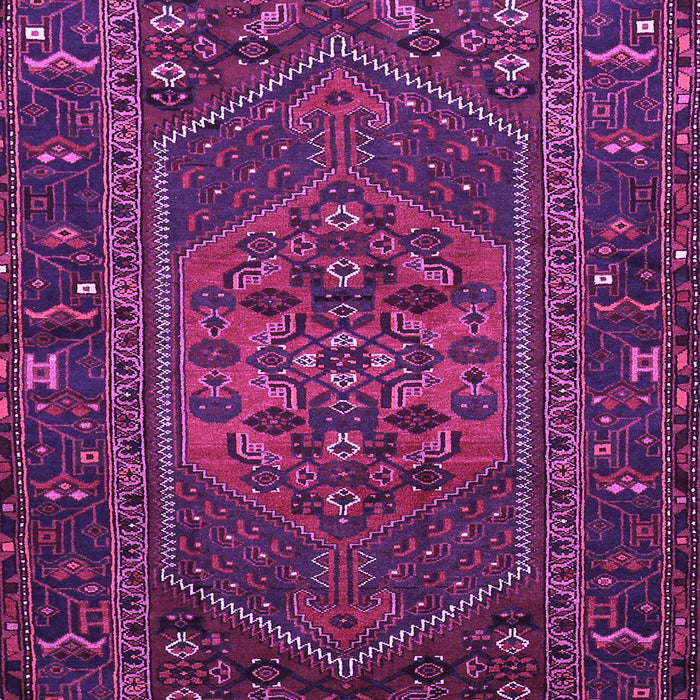 Machine Washable Persian Purple Traditional Area Rugs, wshtr660pur