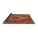 Sideview of Persian Brown Traditional Rug, tr661brn