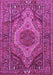 Machine Washable Persian Purple Traditional Area Rugs, wshtr661pur