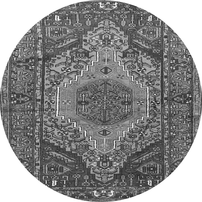 Square Persian Gray Traditional Rug, tr661gry