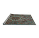 Sideview of Machine Washable Persian Light Blue Traditional Rug, wshtr661lblu