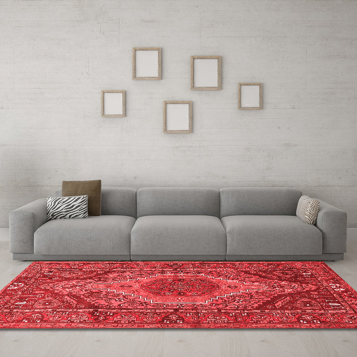 Traditional Red Washable Rugs