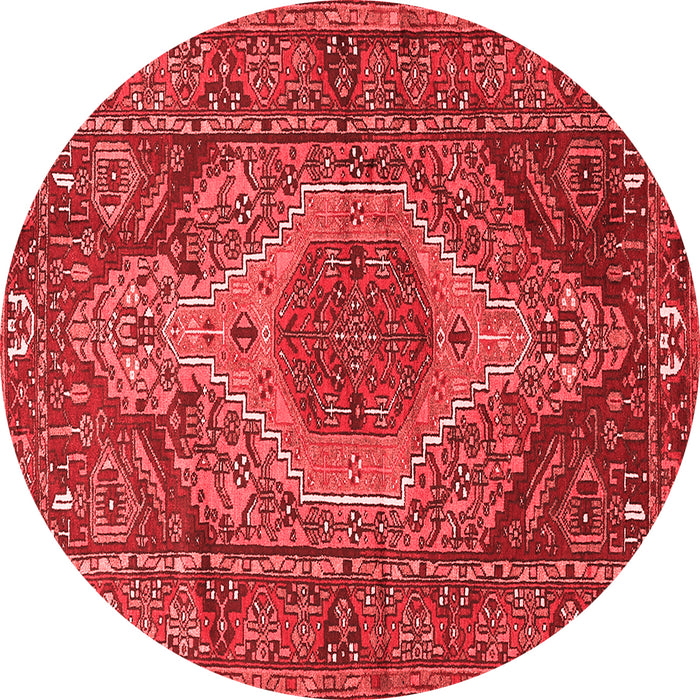 Machine Washable Persian Red Traditional Rug, wshtr661red