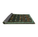 Sideview of Persian Turquoise Traditional Rug, tr662turq