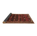 Sideview of Persian Brown Traditional Rug, tr662brn