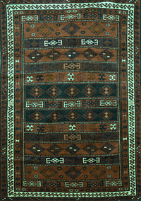 Persian Turquoise Traditional Rug, tr662turq