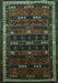 Persian Turquoise Traditional Rug, tr662turq