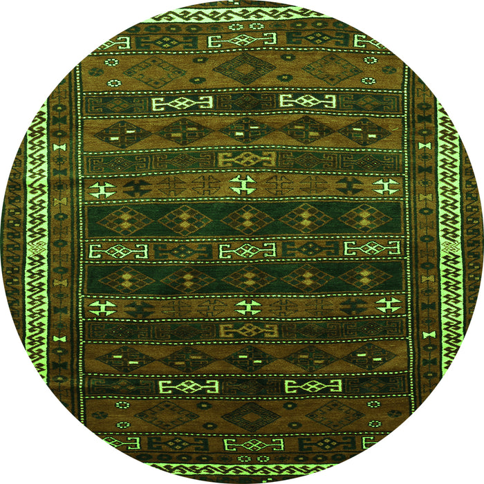 Machine Washable Persian Green Traditional Area Rugs, wshtr662grn