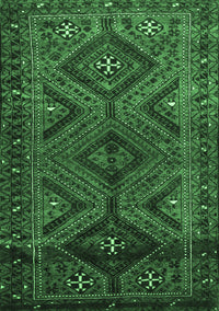 Persian Emerald Green Traditional Rug, tr663emgrn