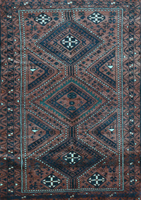 Persian Light Blue Traditional Rug, tr663lblu