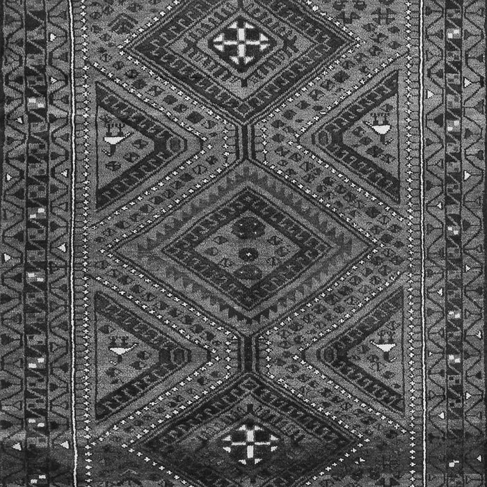Serging Thickness of Machine Washable Persian Gray Traditional Rug, wshtr663gry