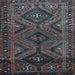 Square Persian Light Blue Traditional Rug, tr663lblu