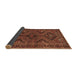 Sideview of Persian Brown Traditional Rug, tr663brn