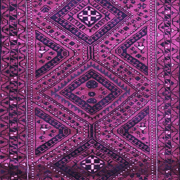 Machine Washable Persian Purple Traditional Area Rugs, wshtr663pur