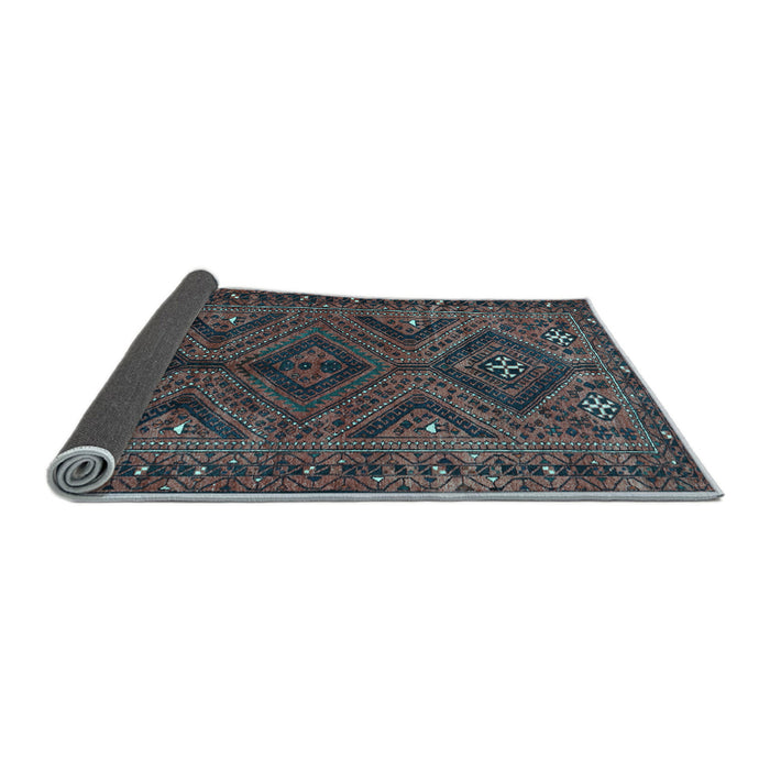 Sideview of Persian Light Blue Traditional Rug, tr663lblu