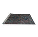 Sideview of Machine Washable Persian Light Blue Traditional Rug, wshtr663lblu