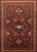 Persian Brown Traditional Rug, tr664brn