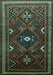 Persian Turquoise Traditional Rug, tr664turq