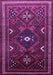 Machine Washable Persian Purple Traditional Area Rugs, wshtr664pur