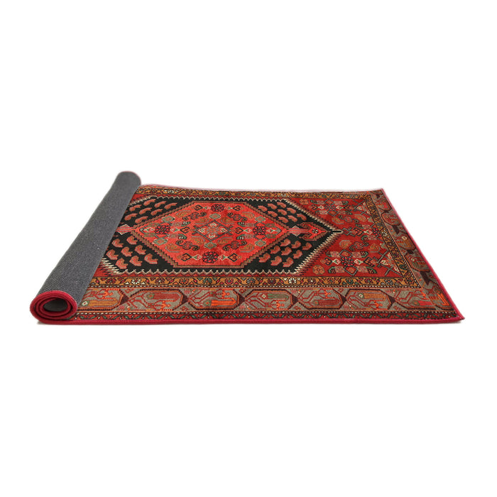 Sideview of Traditional Red Persian Rug, tr665