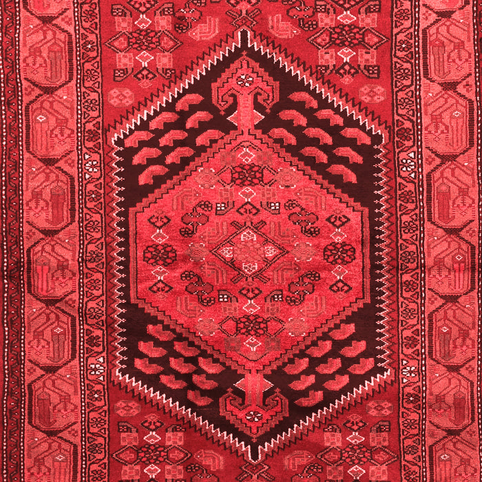 Machine Washable Persian Red Traditional Rug, wshtr665red