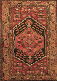 Persian Brown Traditional Rug, tr665brn