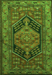 Persian Green Traditional Rug, tr665grn