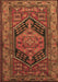 Machine Washable Persian Brown Traditional Rug, wshtr665brn