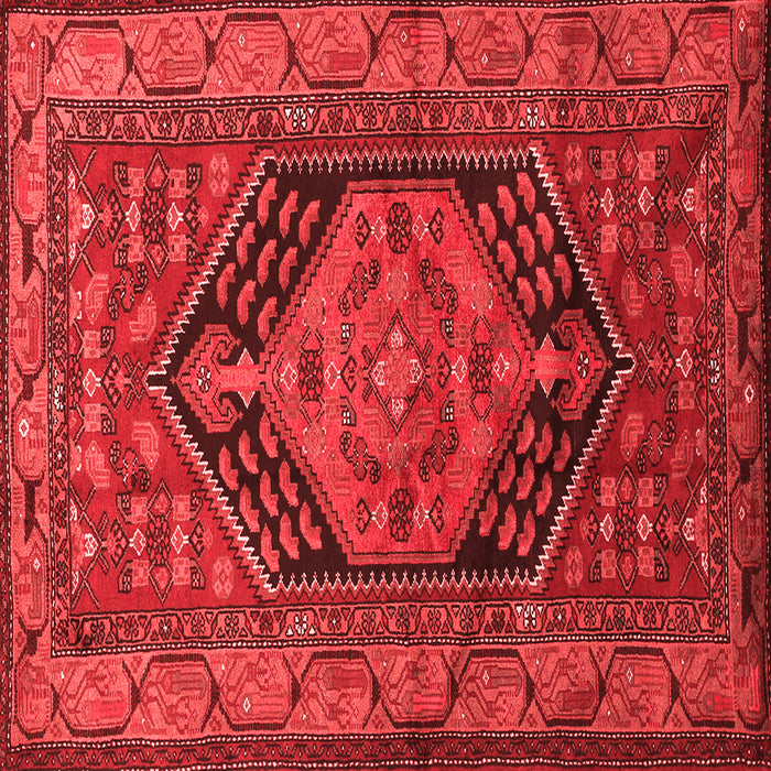 Machine Washable Persian Red Traditional Rug, wshtr665red
