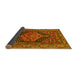 Sideview of Persian Yellow Traditional Rug, tr665yw