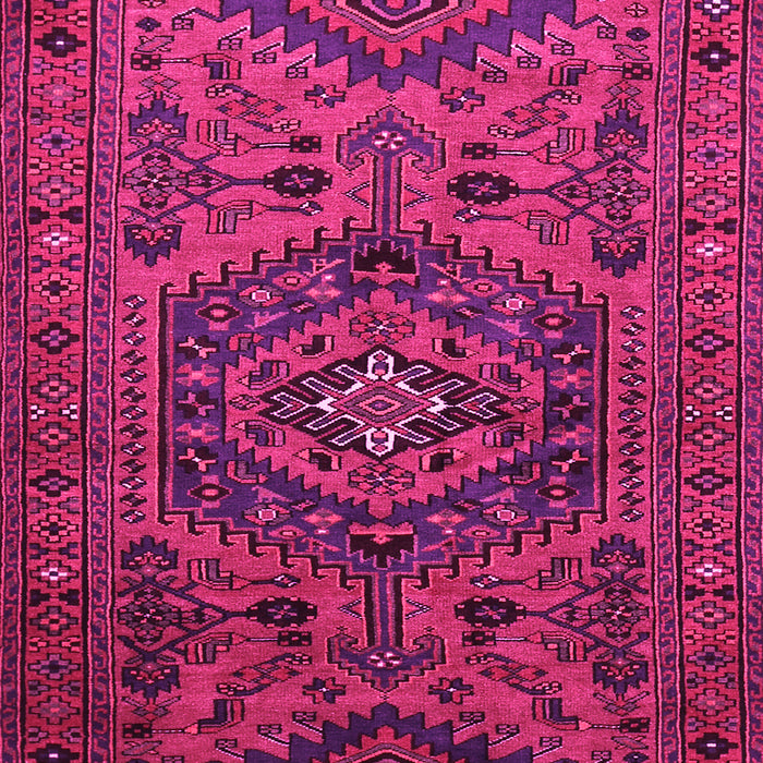 Machine Washable Persian Pink Traditional Rug, wshtr666pnk