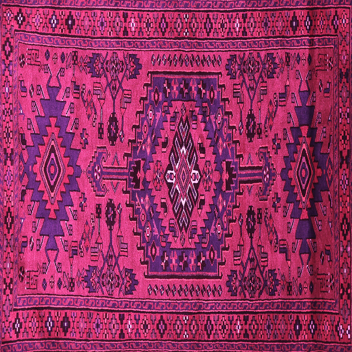 Square Persian Pink Traditional Rug, tr666pnk