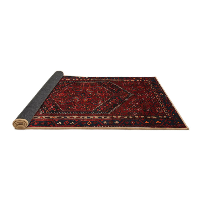 Sideview of Traditional Bakers Brown Persian Rug, tr667