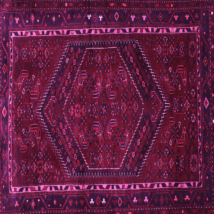 Square Persian Pink Traditional Rug, tr667pnk
