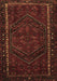 Machine Washable Persian Brown Traditional Rug, wshtr667brn