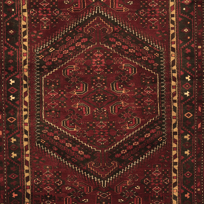Machine Washable Persian Brown Traditional Rug, wshtr667brn