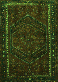 Persian Green Traditional Rug, tr667grn