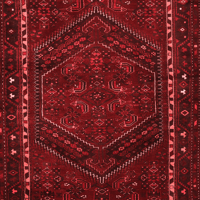 Machine Washable Persian Red Traditional Rug, wshtr667red