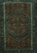 Persian Turquoise Traditional Rug, tr667turq