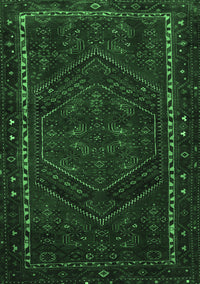 Persian Emerald Green Traditional Rug, tr667emgrn