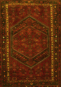 Persian Yellow Traditional Rug, tr667yw